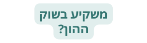 משקיע בשוק ההון